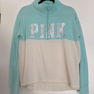 PINK Teal Sweater Size: S